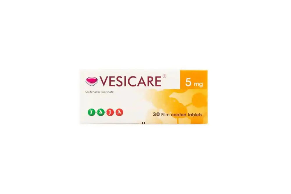 Vesicare 5 mg 30 tablets