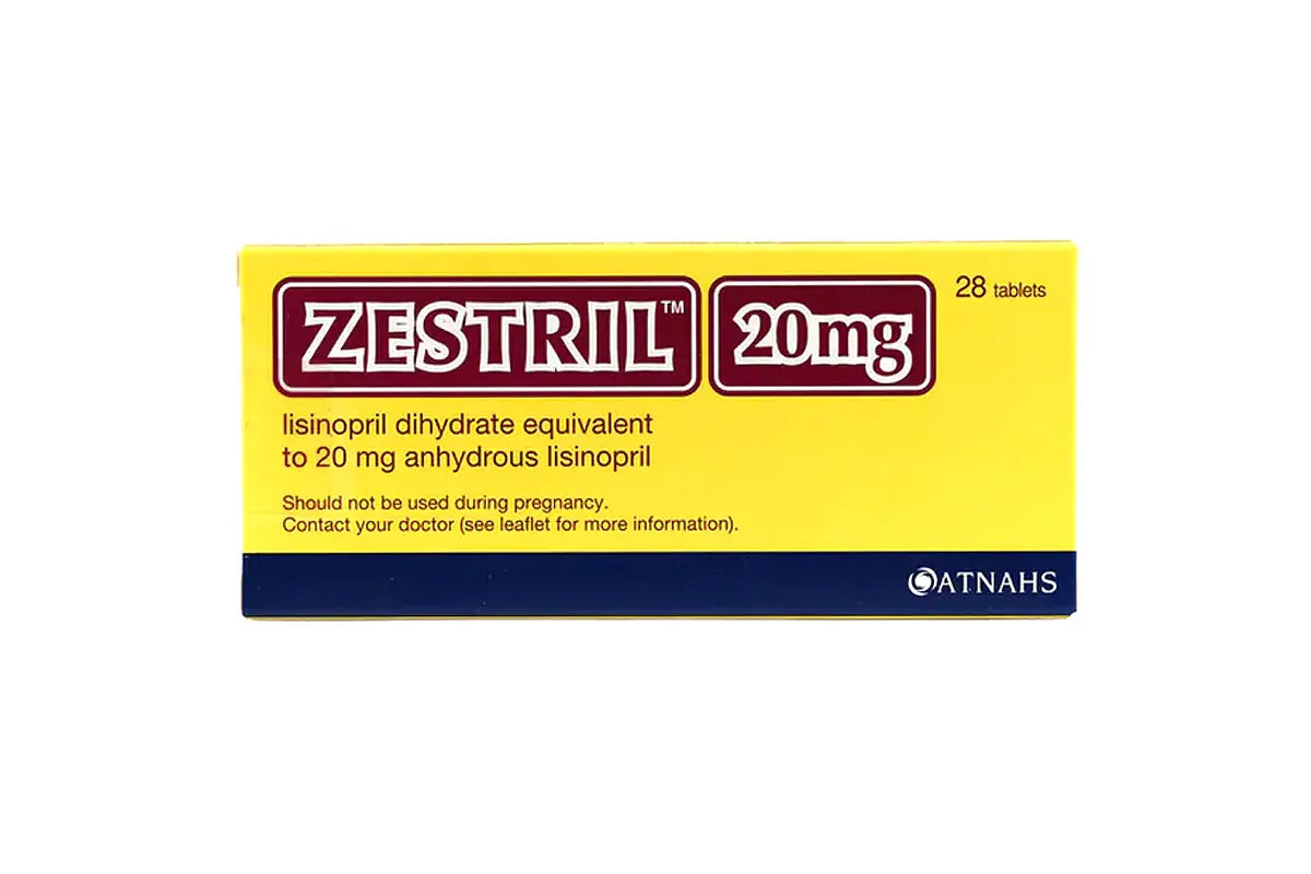 Zestril 20 mg 28 tablets