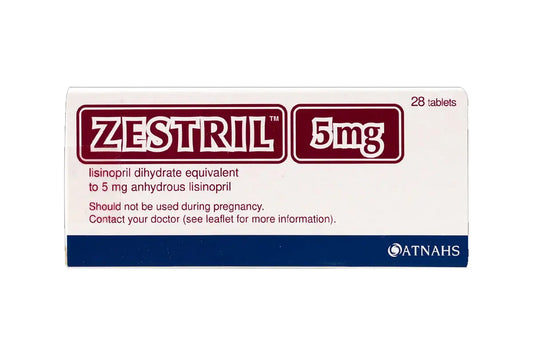Zestril 5 mg 28 tablets