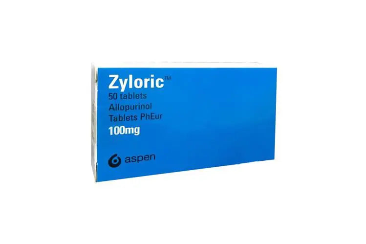 Zyloric 100 mg 50 tablets