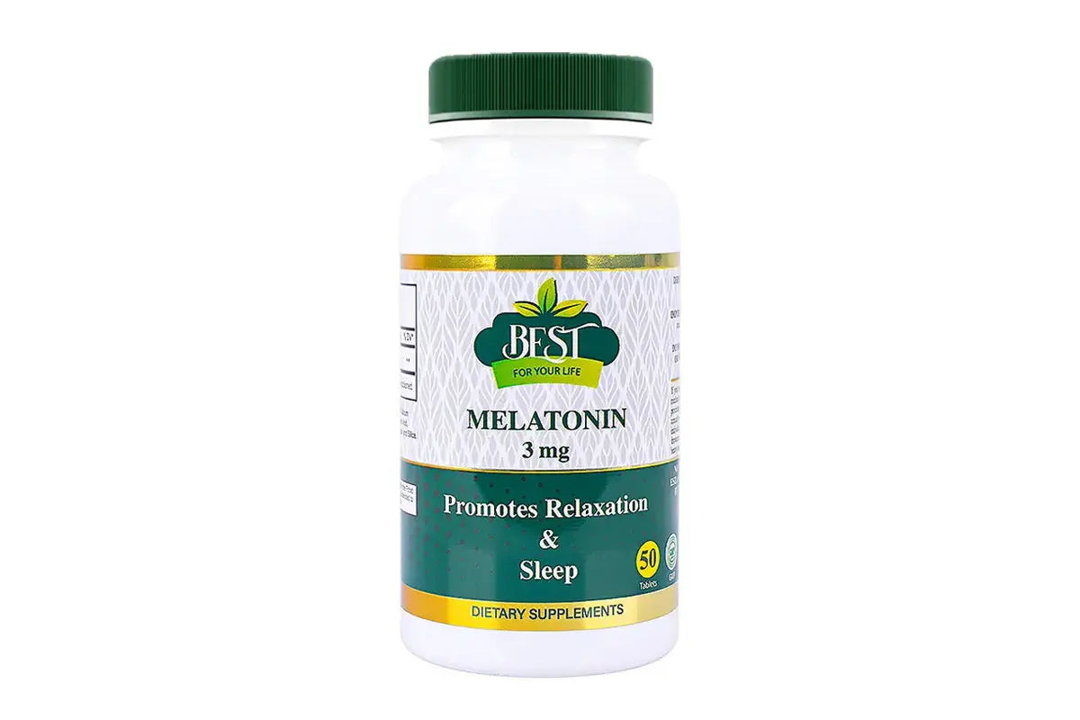 Best for your life melatonin 3 mg 50 tablets