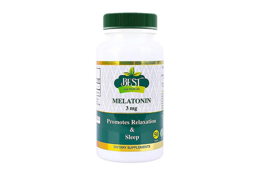 Best for your life melatonin 3 mg 50 tablets