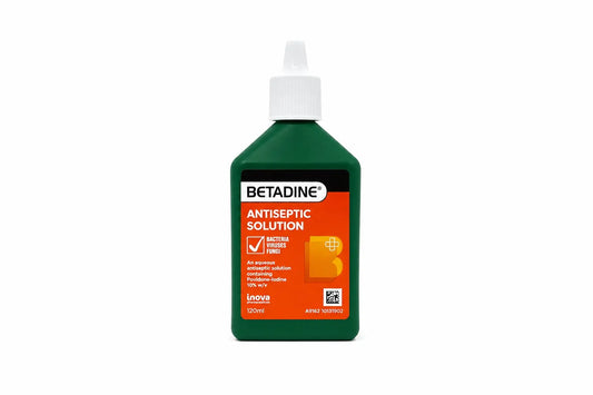 Betadine antiseptic solution 10% 120 ml