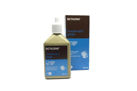 Betadine mouthwash gargle 125 ml