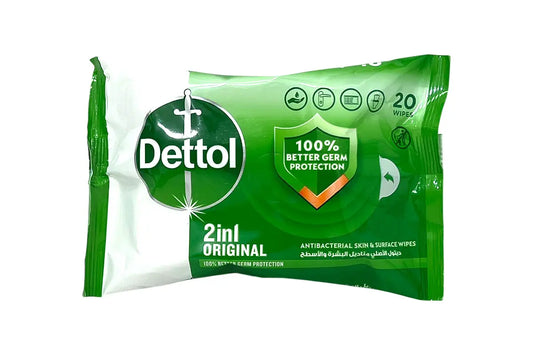 Dettol original 20 wipes