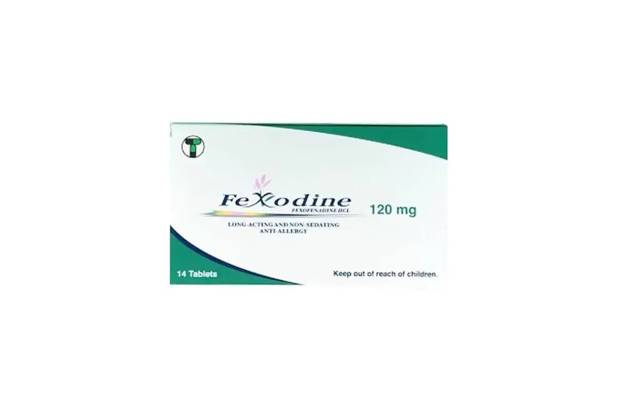 Fexodine 120mg 14 tablets