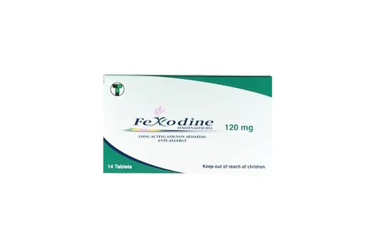 Fexodine 120mg 14 tablets