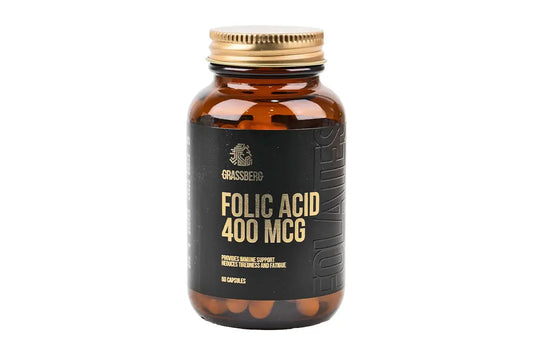 Grassberg Folic acid 400mcg 60 capsules