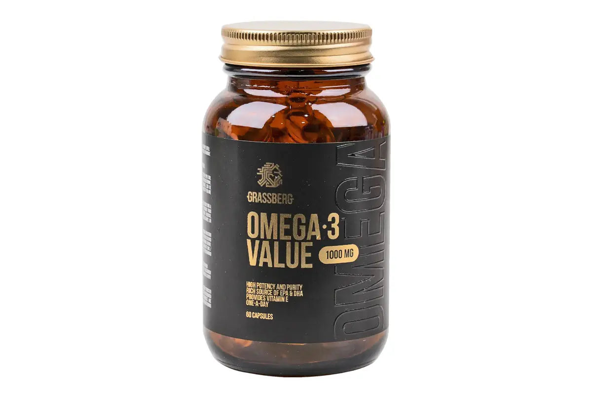 Grassberg Omega 3 value 1000mg 60 capsules