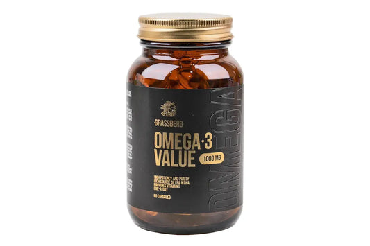 Grassberg Omega 3 value 1000mg 60 capsules
