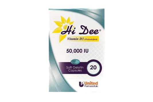 HI DEE 50,000 IU 20 CAPS