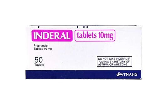 INDERAL 10MG  50 TABLETS