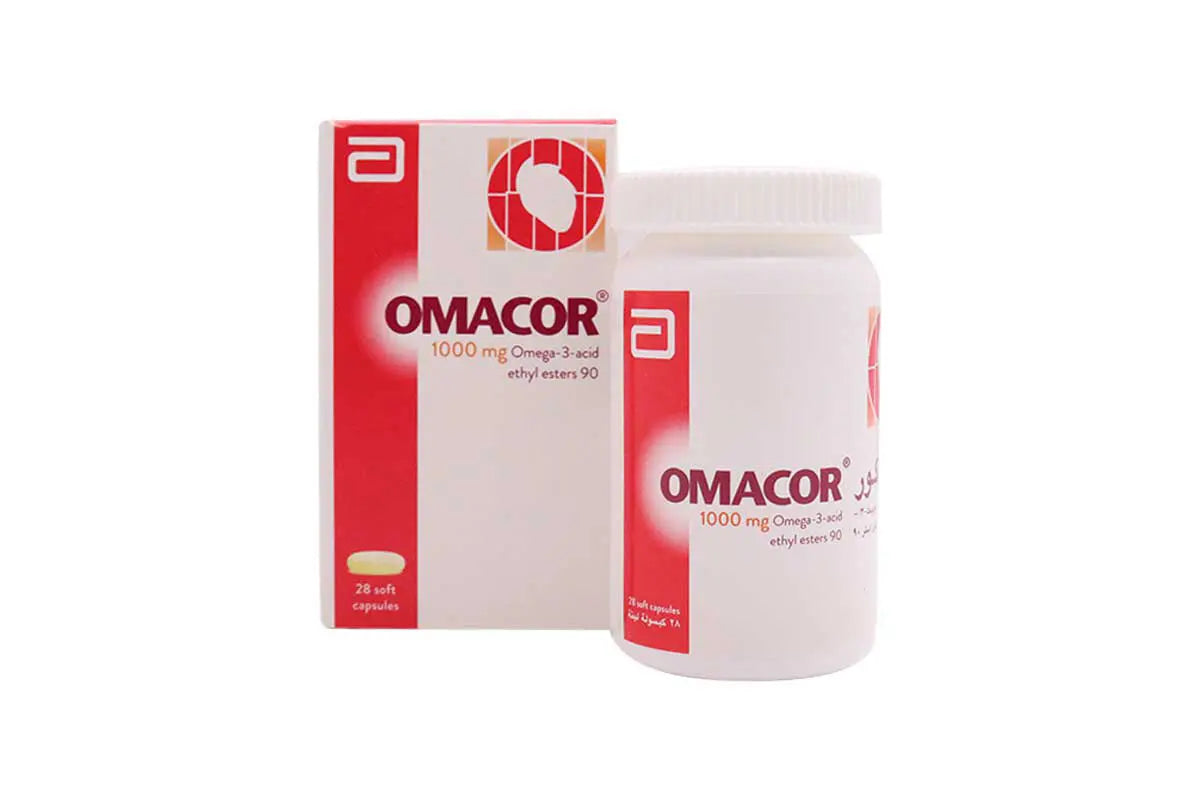 Omacor 1000 mg 28 soft capsules