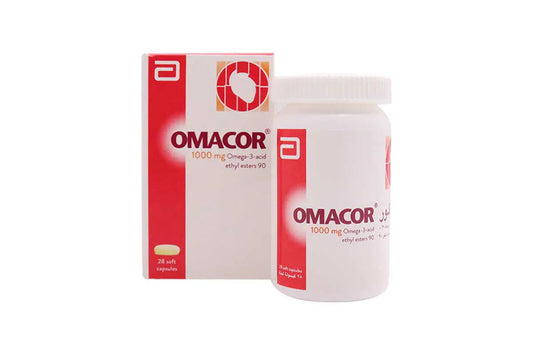 Omacor 1000 mg 28 soft capsules
