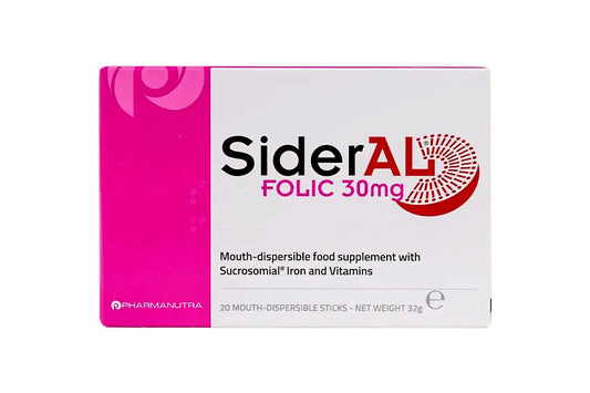 SIDERAL FOLIC 30MG 20 STICKS 32G