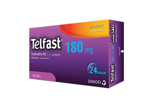 Telfast 180mg 15 Tablets