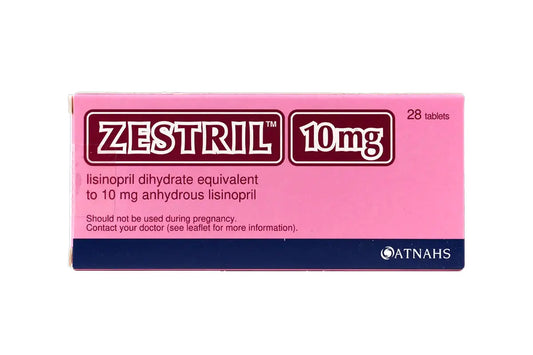 Zestril 10mg  28 Tablets